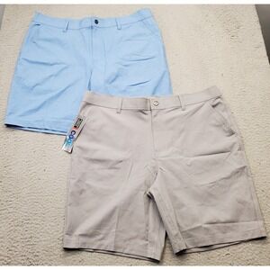 Lot of 2‎ 32 Degrees Cool Golf Performance Bermuda Shorts Men's 38 Multi Stretch